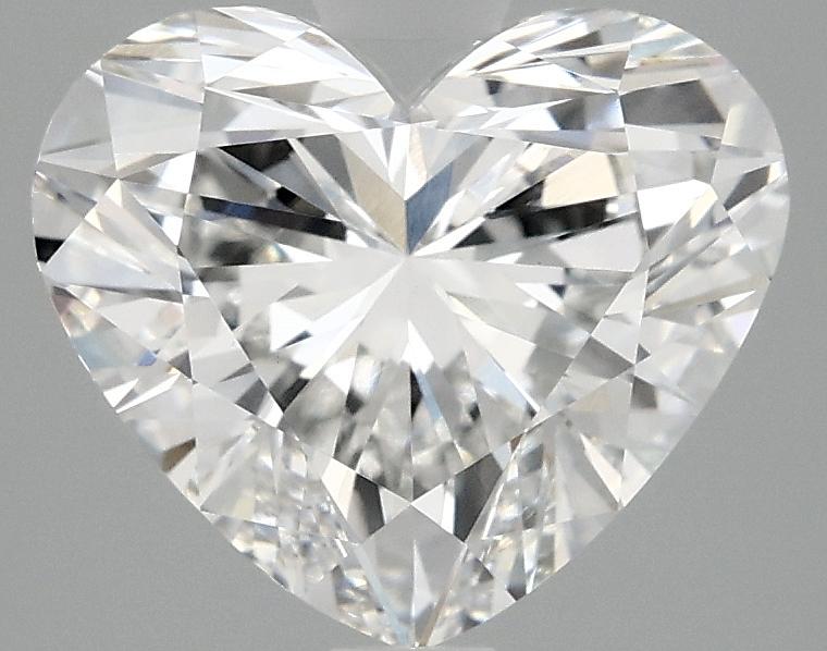 2.96 Carat Heart Shaped Excellent Cut VVS2 IGI Certified Lab Grown Diamond