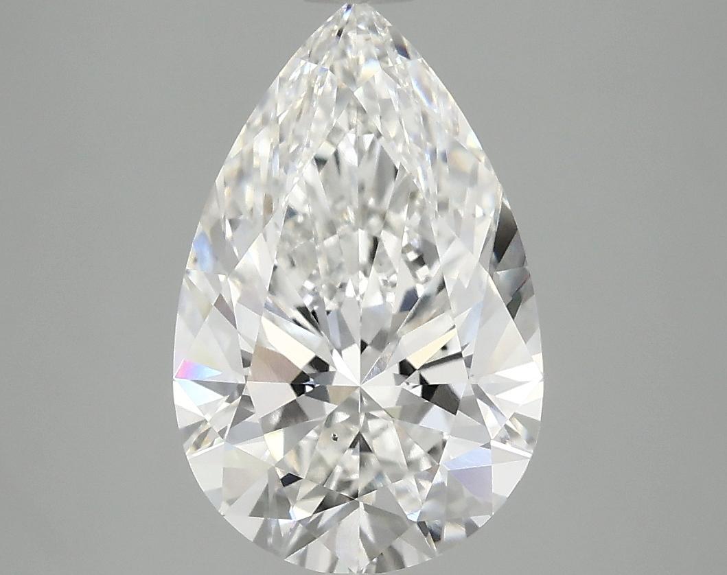 3.08 Carat Pear Shaped Ideal Cut VS2 IGI Certified Lab Grown Diamond