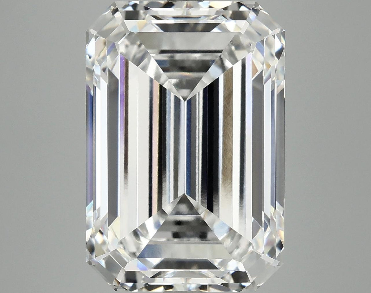 10.09 Carat Emerald Shaped Ideal Cut VVS2 IGI Certified Lab Grown Diamond