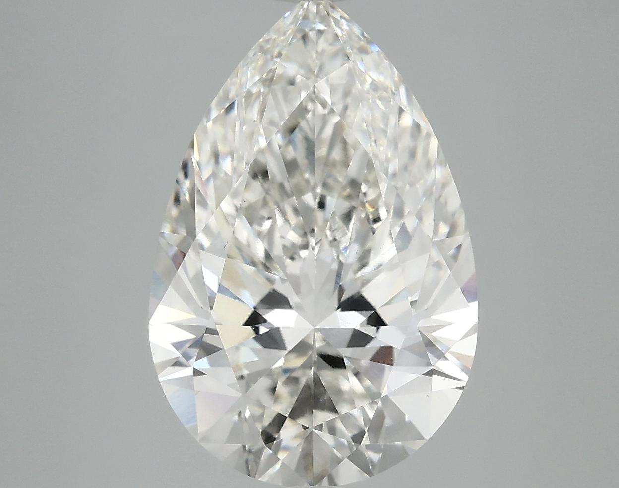 5.04 Carat Pear Shaped Excellent Cut VVS2 IGI Certified Lab Grown Diamond