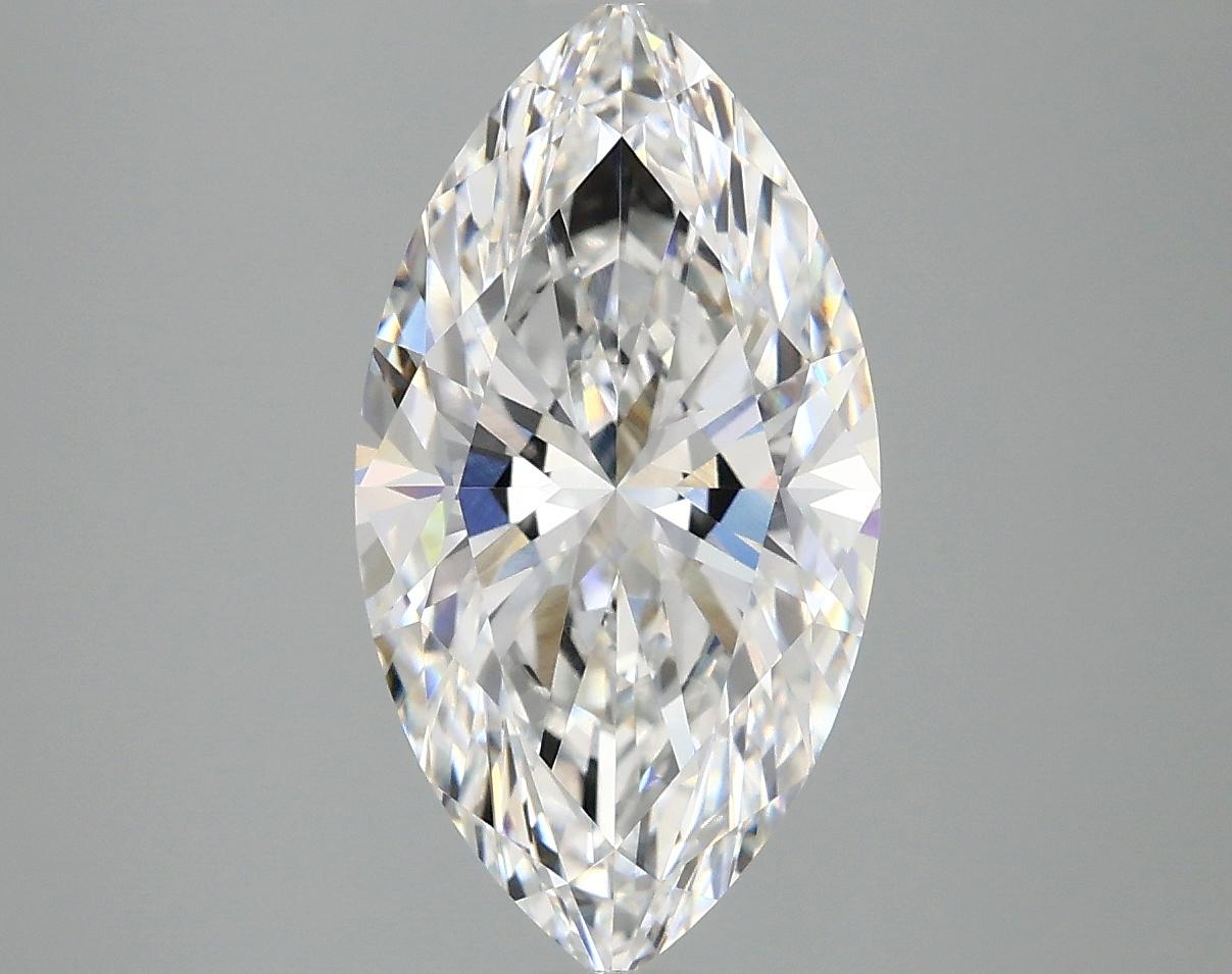 3.09 Carat Marquise Shaped Excellent Cut VVS2 IGI Certified Lab Grown Diamond