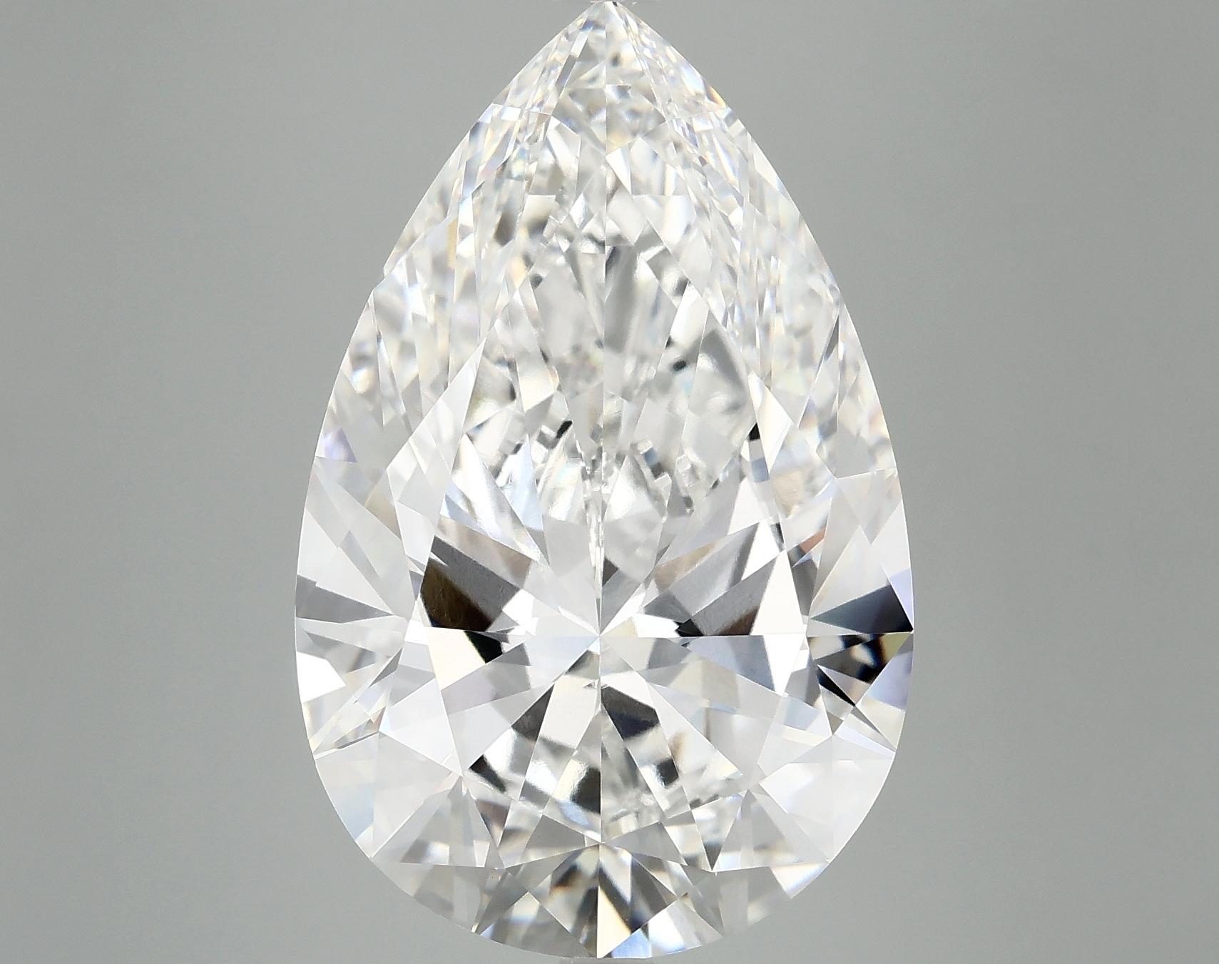 10.85 Carat Pear Shaped Ideal Cut VVS2 IGI Certified Lab Grown Diamond