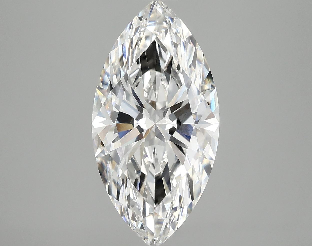 3.09 Carat Marquise Shaped Ideal Cut VVS2 IGI Certified Lab Grown Diamond
