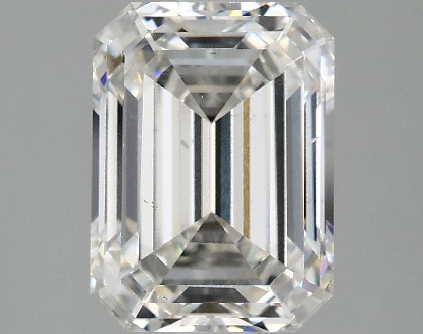 3.08 Carat Emerald Shaped Excellent Cut SI1 IGI Certified Lab Grown Diamond