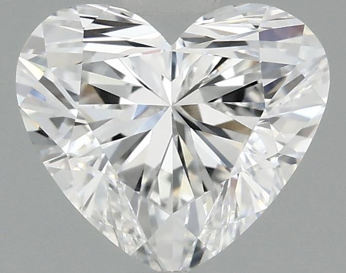 0.98 Carat Heart Shaped Ideal Cut VVS2 IGI Certified Lab Grown Diamond