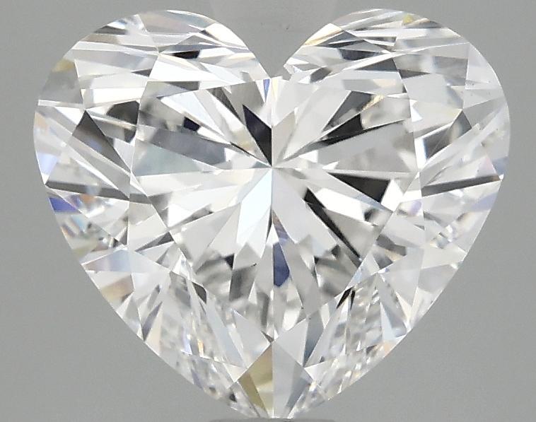 3.07 Carat Heart Shaped Ideal Cut VS2 IGI Certified Lab Grown Diamond