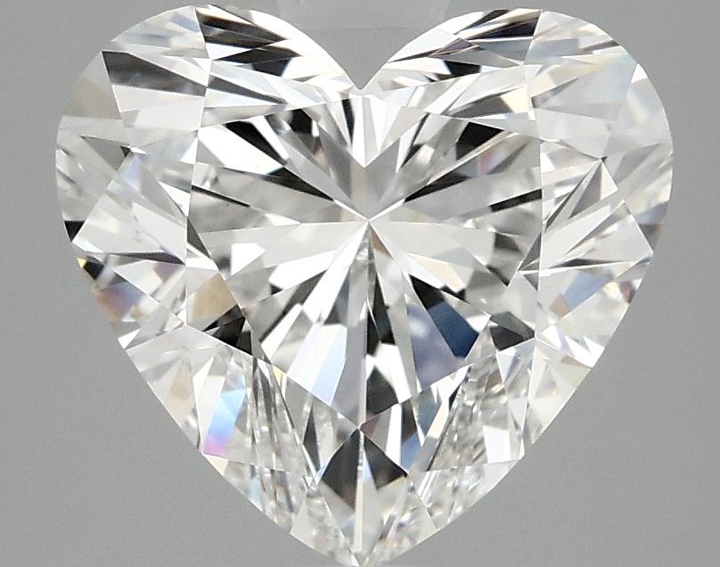 3.09 Carat Heart Shaped Ideal Cut VVS2 IGI Certified Lab Grown Diamond