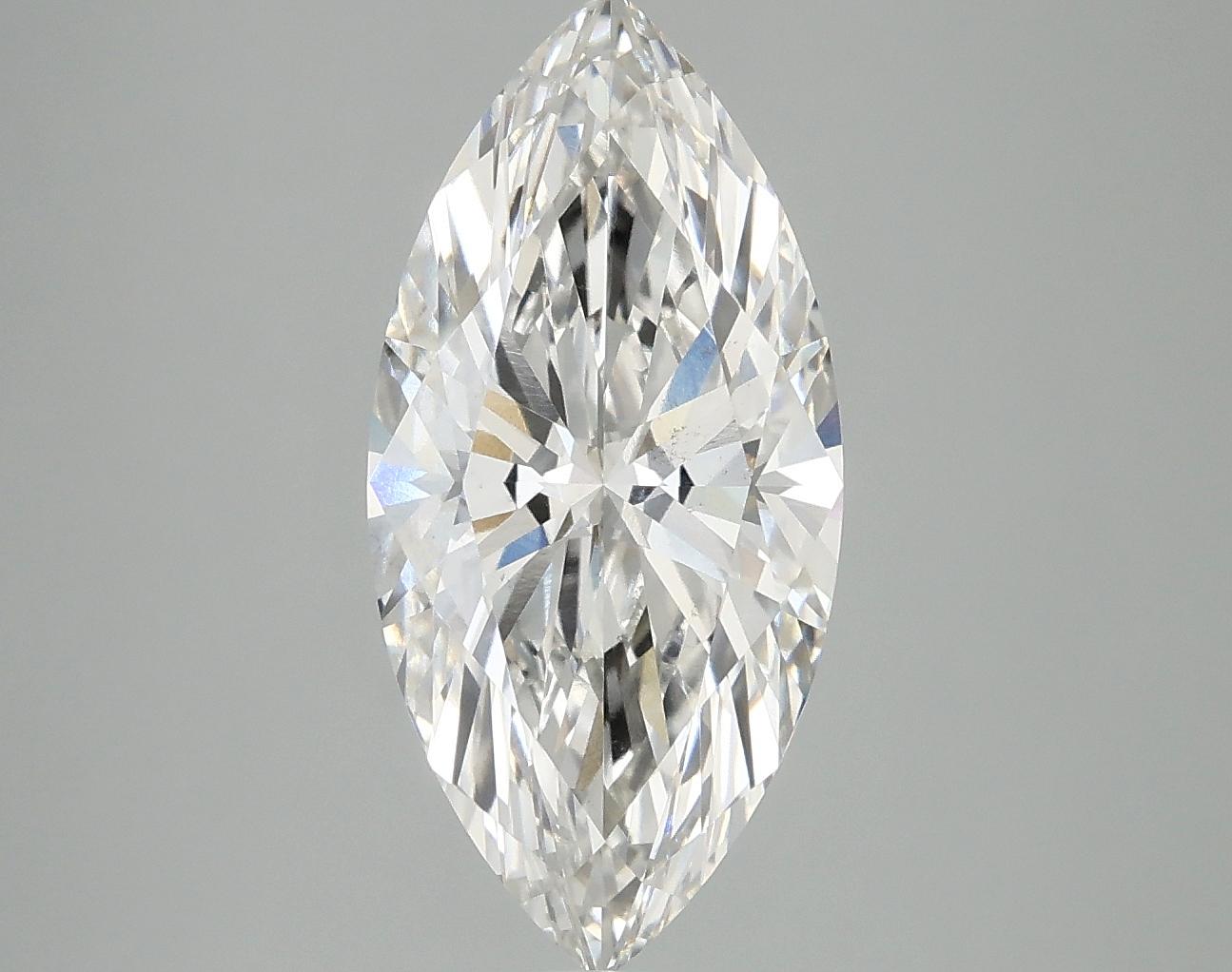 3.08 Carat Marquise Shaped Excellent Cut VS2 IGI Certified Lab Grown Diamond