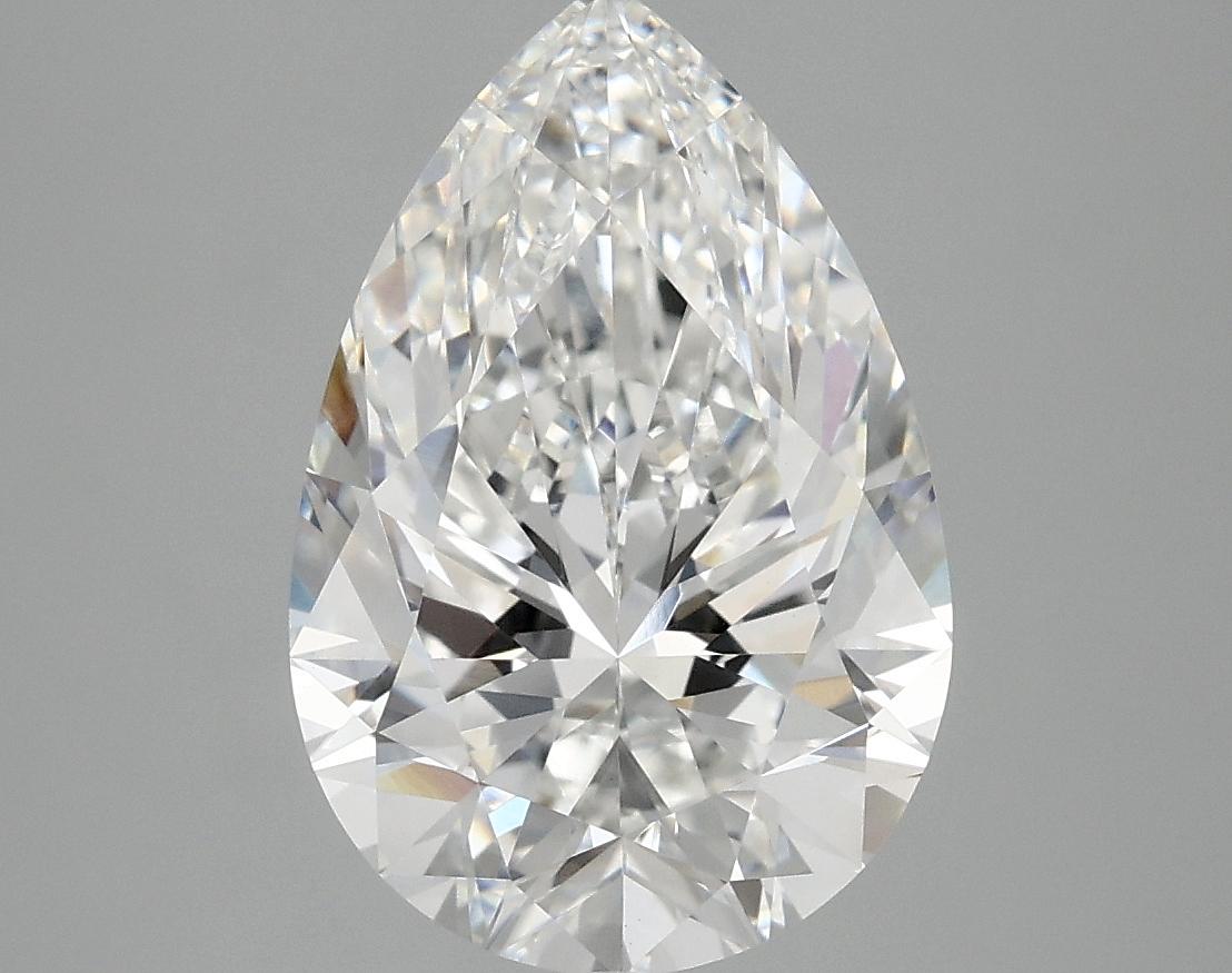 4.04 Carat Pear Shaped Excellent Cut VVS2 IGI Certified Lab Grown Diamond