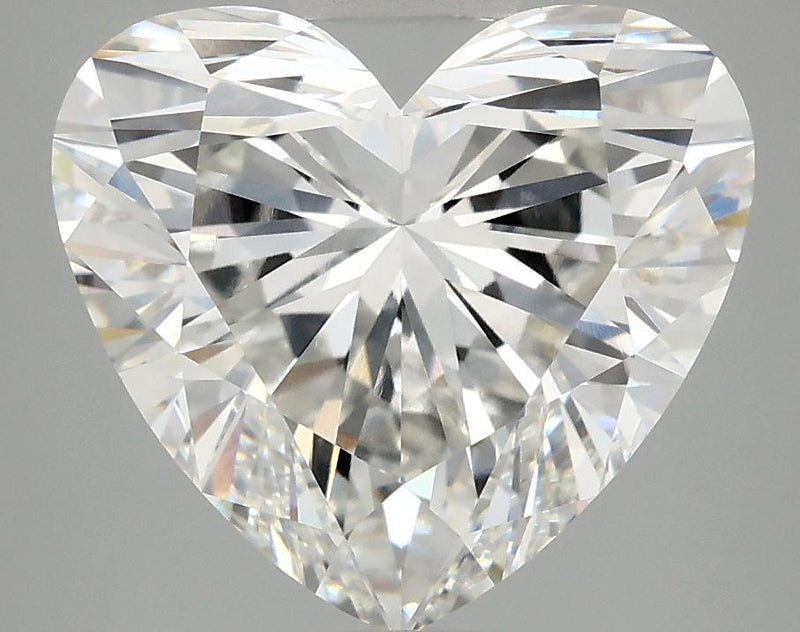 5.05 Carat Heart Shaped Ideal Cut VVS2 IGI Certified Lab Grown Diamond