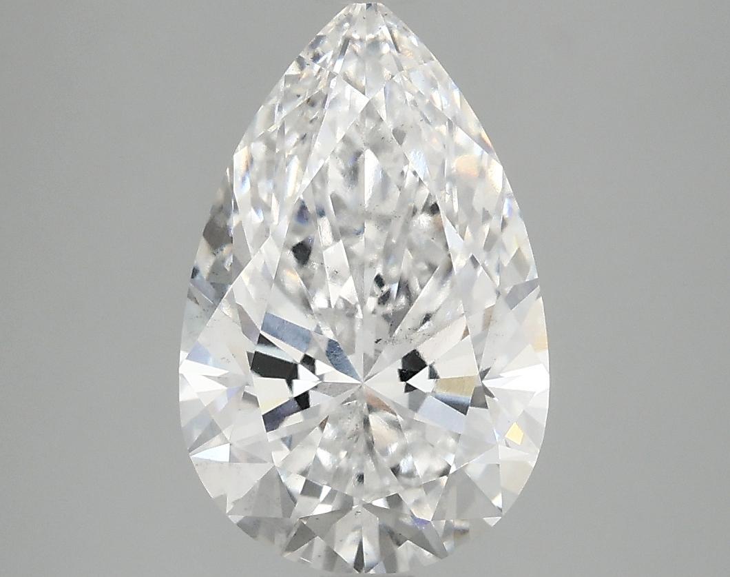 3.09 Carat Pear Shaped Ideal Cut SI1 IGI Certified Lab Grown Diamond