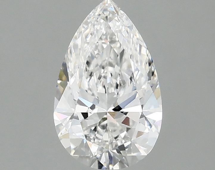 0.97 Carat Pear Shaped Ideal Cut VVS2 IGI Certified Lab Grown Diamond