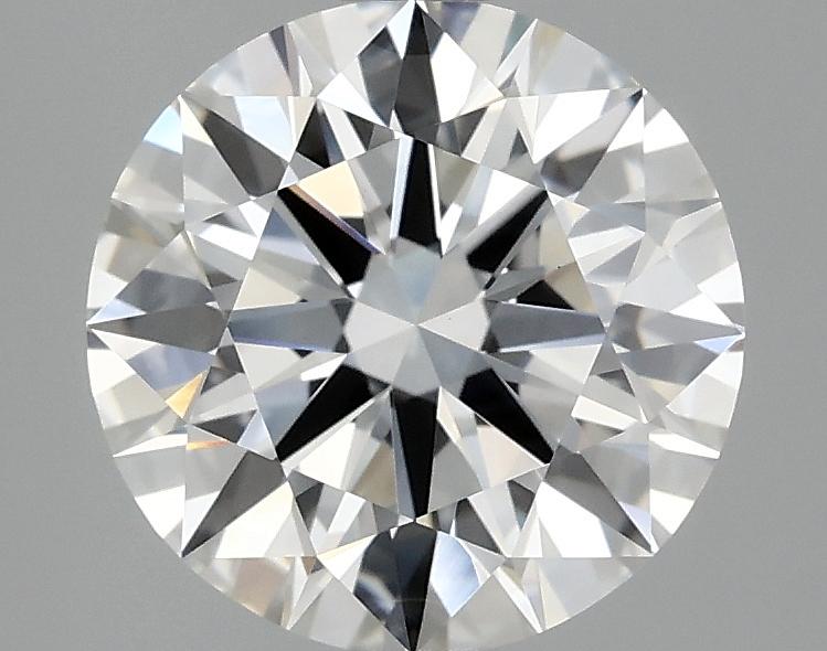 2.57 Carat Round Shaped Ideal Cut VVS2 IGI Certified Lab Grown Diamond