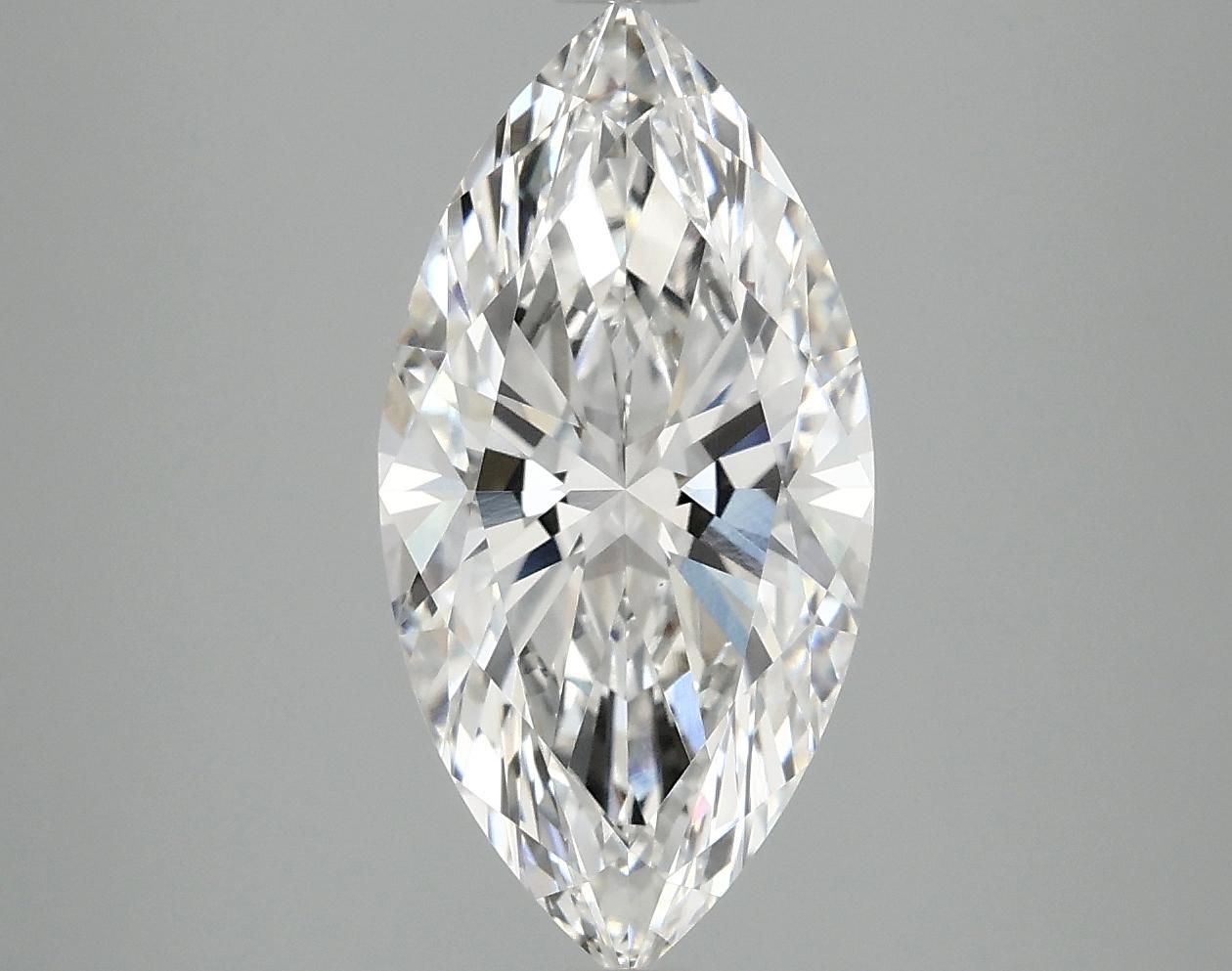 2.99 Carat Marquise Shaped Ideal Cut VVS2 IGI Certified Lab Grown Diamond