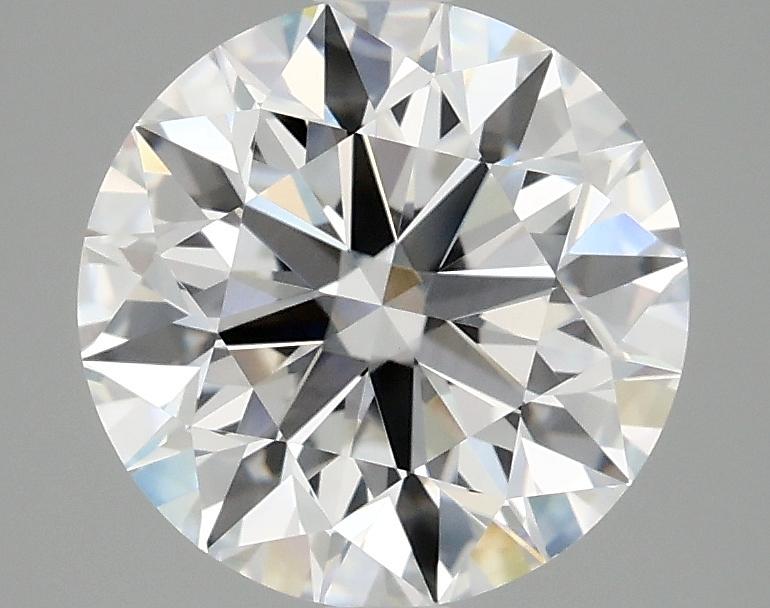 3.07 Carat Round Shaped Excellent Cut VVS2 IGI Certified Lab Grown Diamond