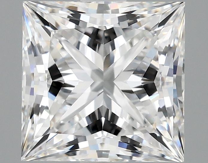 2.06 Carat Princess Shaped Ideal Cut VVS2 IGI Certified Lab Grown Diamond