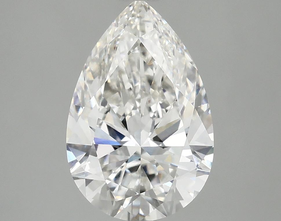 2.5 Carat Pear Shaped Excellent Cut VVS2 IGI Certified Lab Grown Diamond