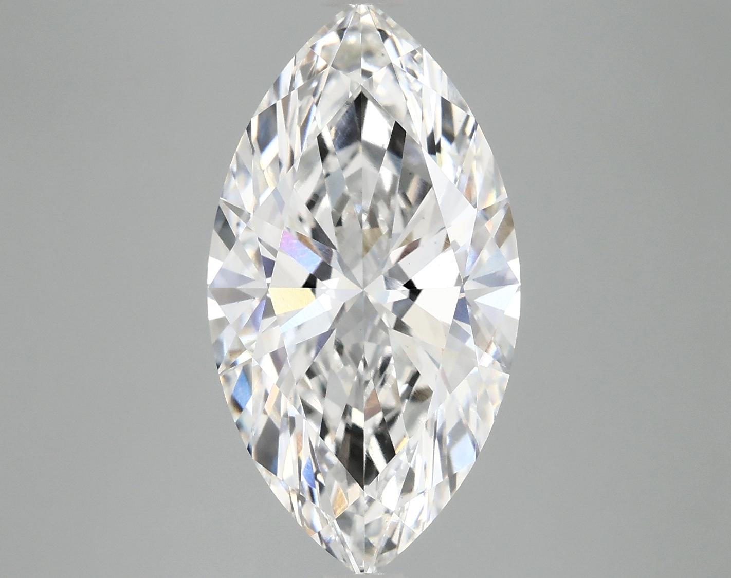 4.84 Carat Marquise Shaped Excellent Cut VS1 IGI Certified Lab Grown Diamond
