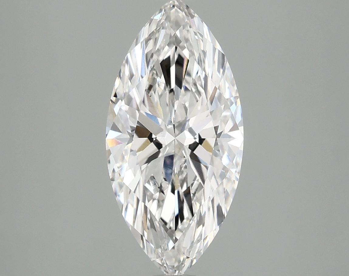 2.06 Carat Marquise Shaped Excellent Cut VVS1 IGI Certified Lab Grown Diamond