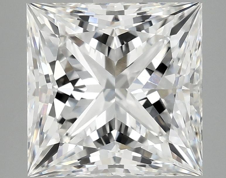 4.07 Carat Princess Shaped Ideal Cut VVS2 IGI Certified Lab Grown Diamond