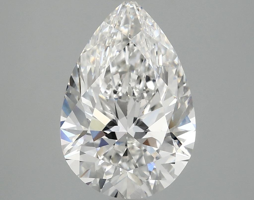3.02 Carat Pear Shaped Excellent Cut VVS2 IGI Certified Lab Grown Diamond