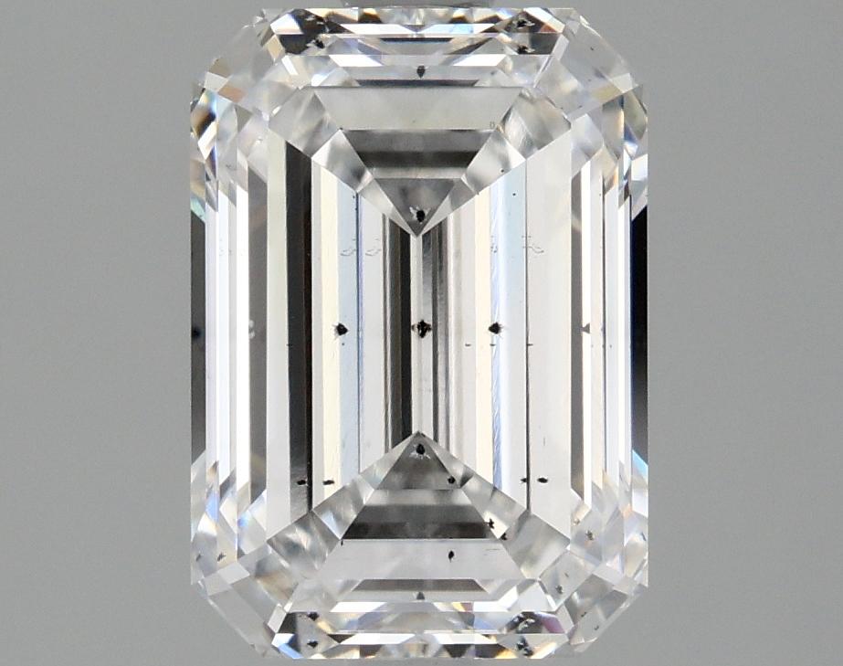 2.52 Carat Emerald Shaped Ideal Cut SI1 IGI Certified Lab Grown Diamond
