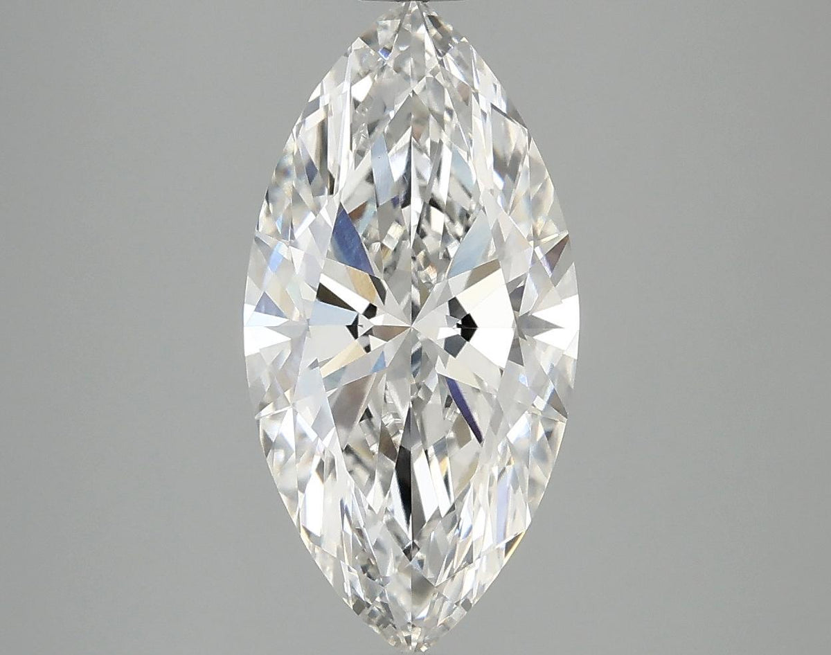 3.03 Carat Marquise Shaped Ideal Cut VVS2 IGI Certified Lab Grown Diamond