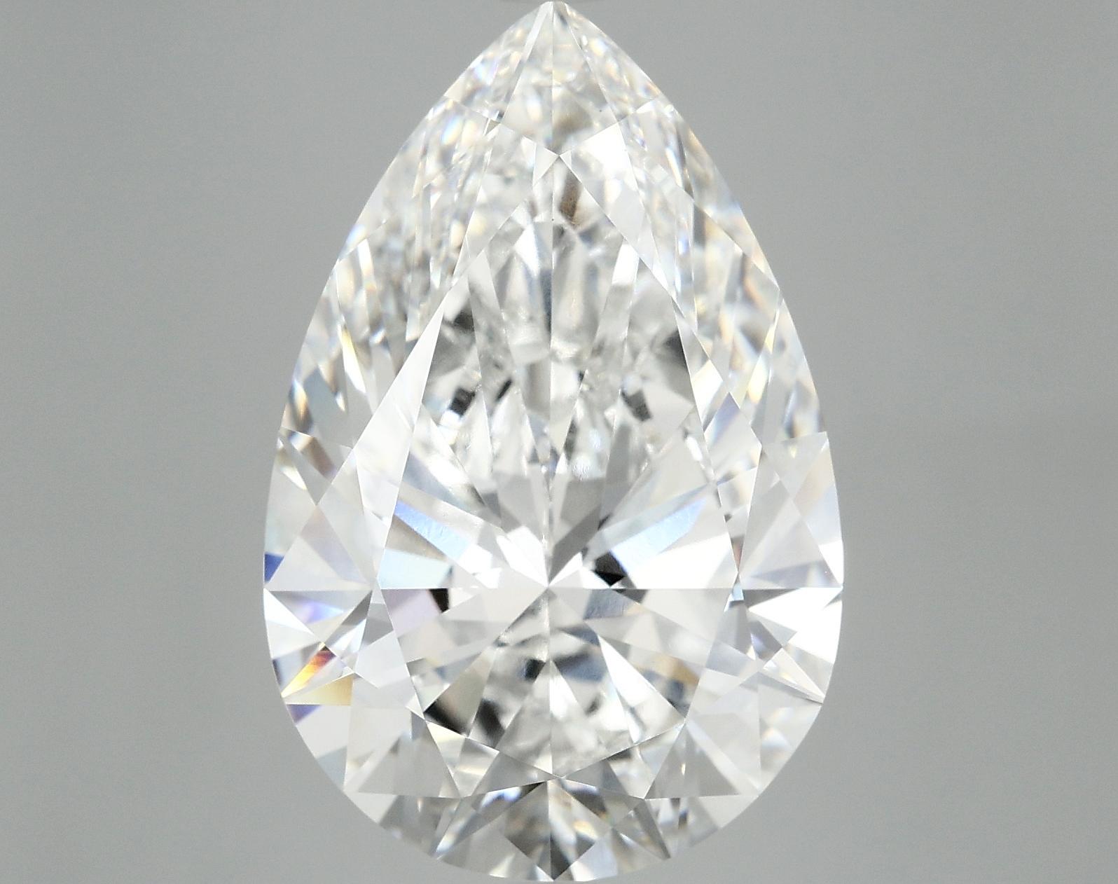 10.1 Carat Pear Shaped Excellent Cut VVS2 IGI Certified Lab Grown Diamond
