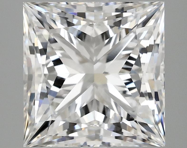 4.19 Carat Princess Shaped Ideal Cut VVS2 IGI Certified Lab Grown Diamond