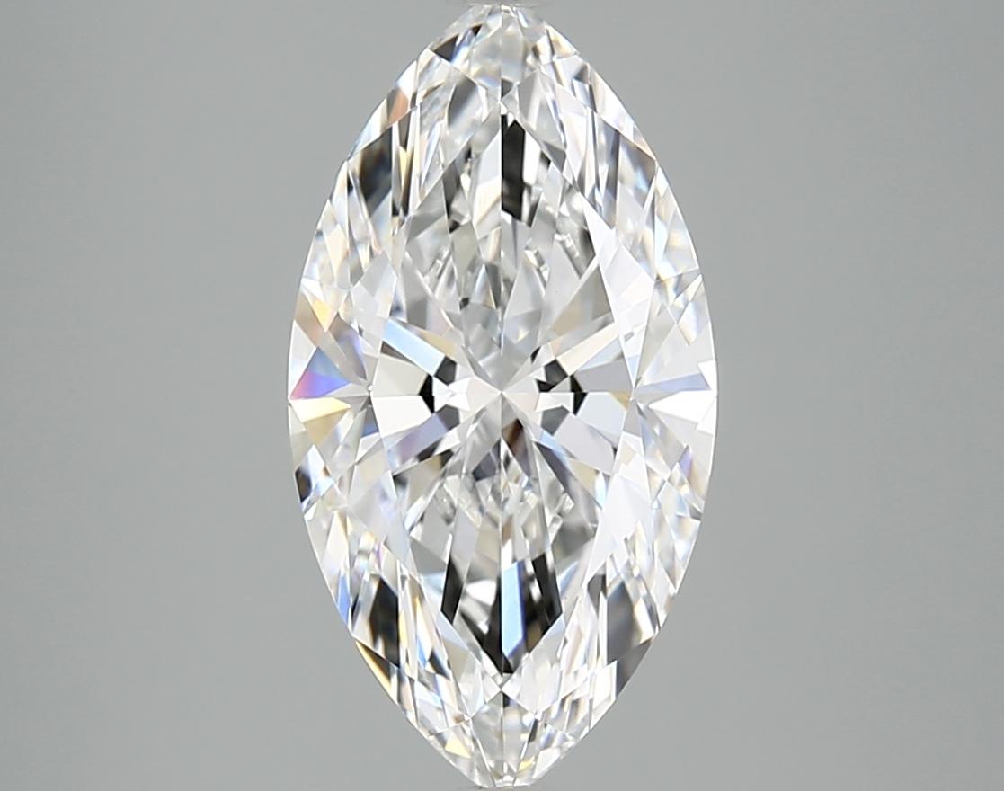 3.05 Carat Marquise Shaped Excellent Cut VVS2 IGI Certified Lab Grown Diamond