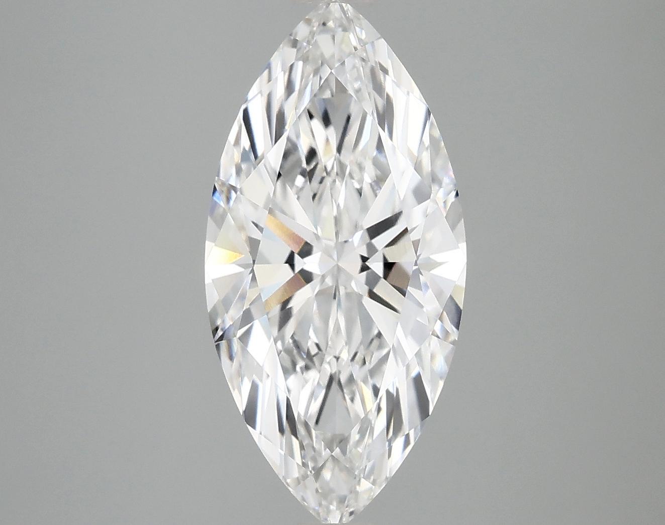 3.07 Carat Marquise Shaped Excellent Cut VVS2 IGI Certified Lab Grown Diamond