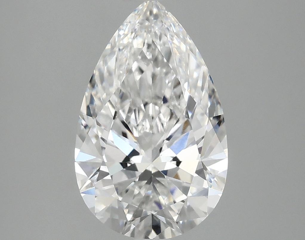 2.45 Carat Pear Shaped Ideal Cut VVS2 IGI Certified Lab Grown Diamond