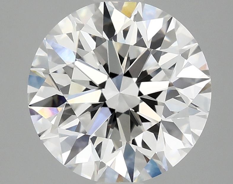3.08 Carat Round Shaped Excellent Cut VVS2 IGI Certified Lab Grown Diamond