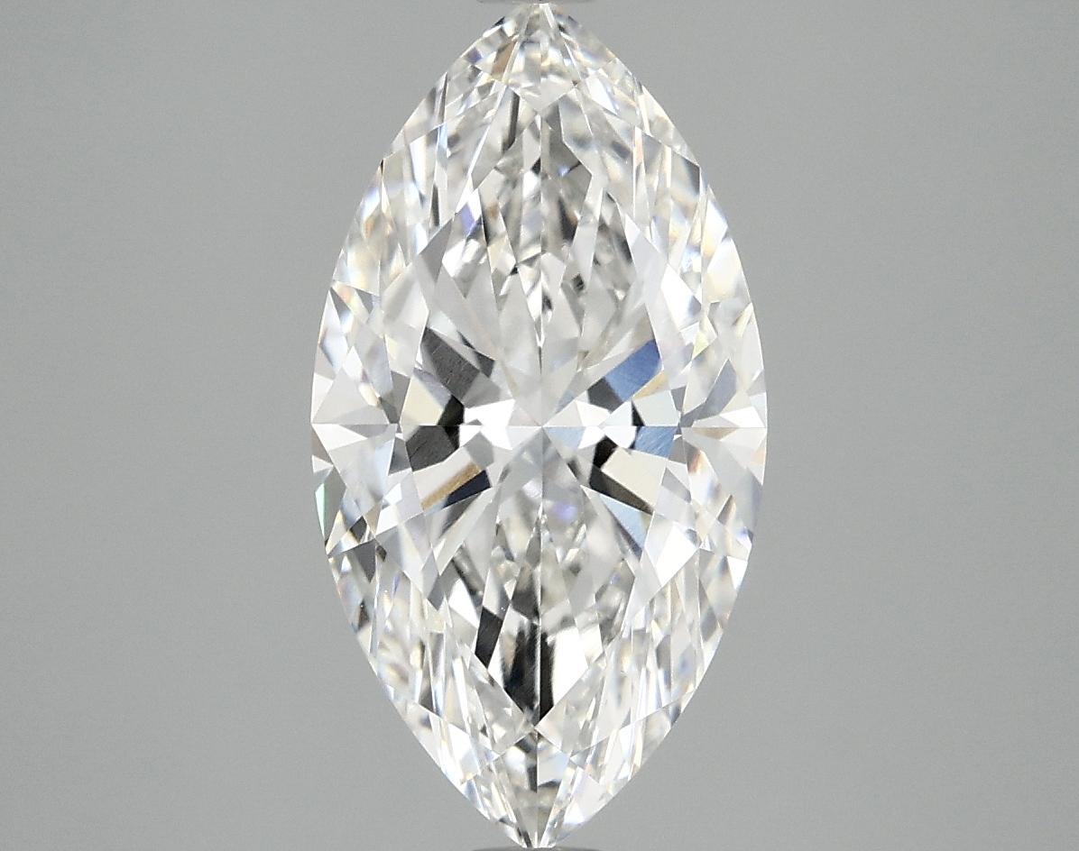 3.05 Carat Marquise Shaped Excellent Cut VVS2 IGI Certified Lab Grown Diamond