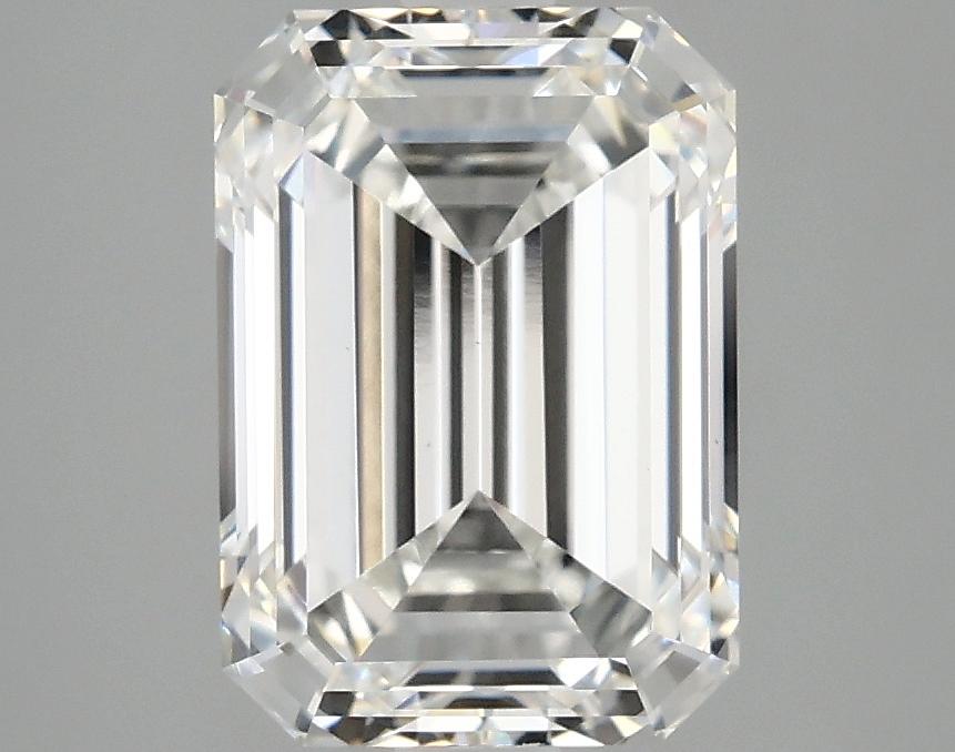3.1 Carat Emerald Shaped Ideal Cut VVS2 IGI Certified Lab Grown Diamond