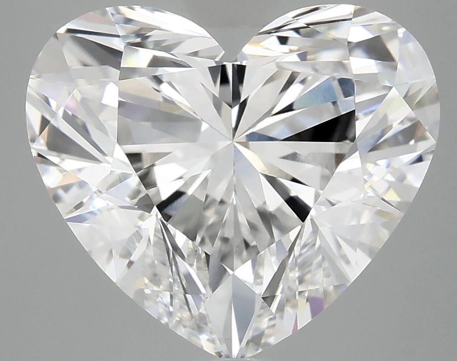 5.07 Carat Heart Shaped Ideal Cut VVS2 IGI Certified Lab Grown Diamond