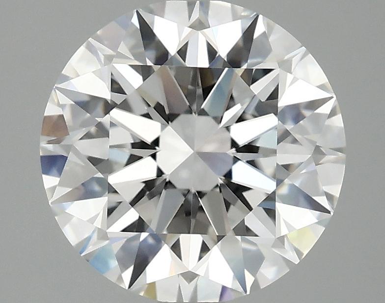 3.04 Carat Round Shaped Ideal Cut VVS2 IGI Certified Lab Grown Diamond
