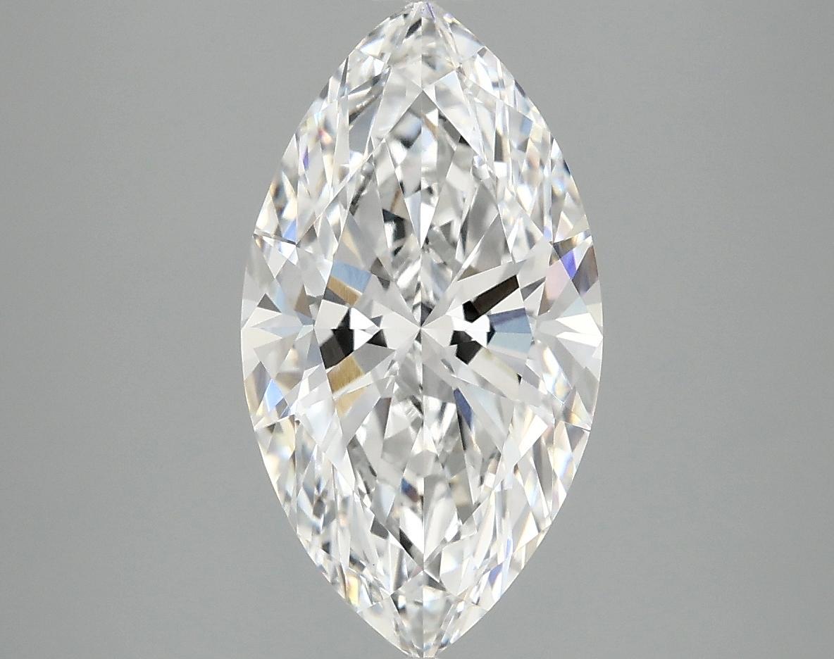 3.04 Carat Marquise Shaped Excellent Cut VVS2 IGI Certified Lab Grown Diamond
