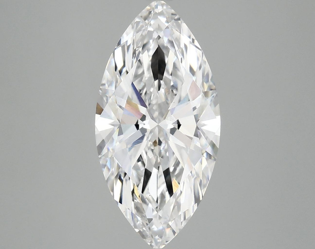 3.03 Carat Marquise Shaped Ideal Cut VS1 IGI Certified Lab Grown Diamond
