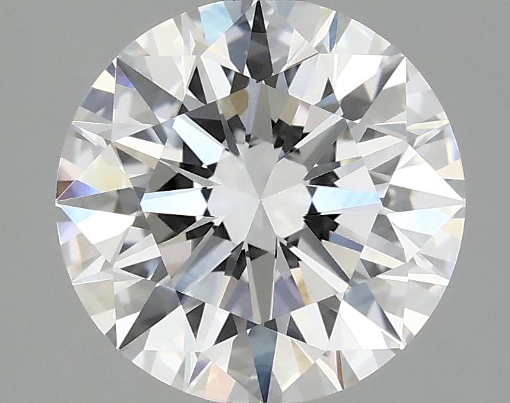 2.55 Carat Round Shaped Ideal Cut VVS2 IGI Certified Lab Grown Diamond