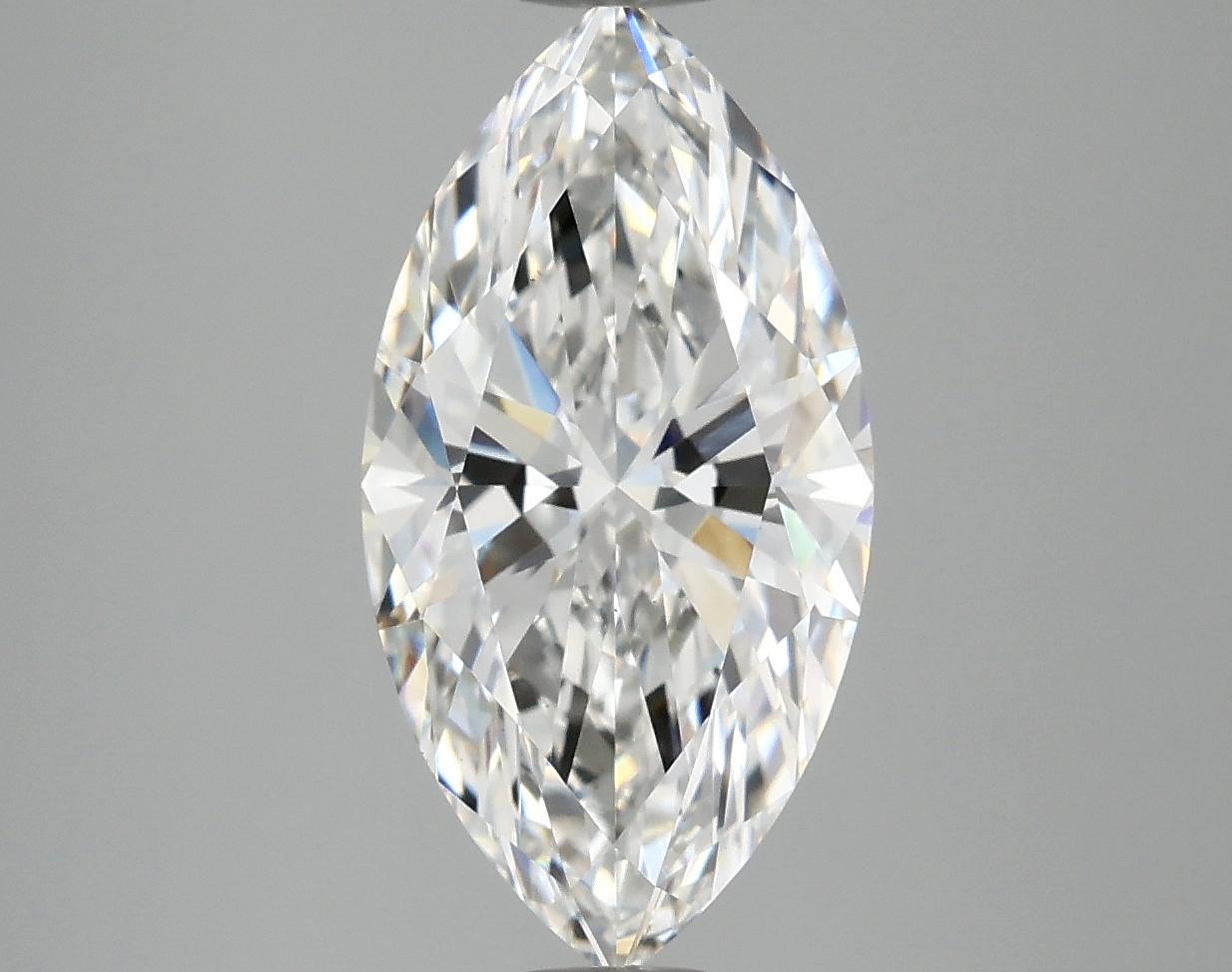 3.08 Carat Marquise Shaped Ideal Cut VS1 IGI Certified Lab Grown Diamond