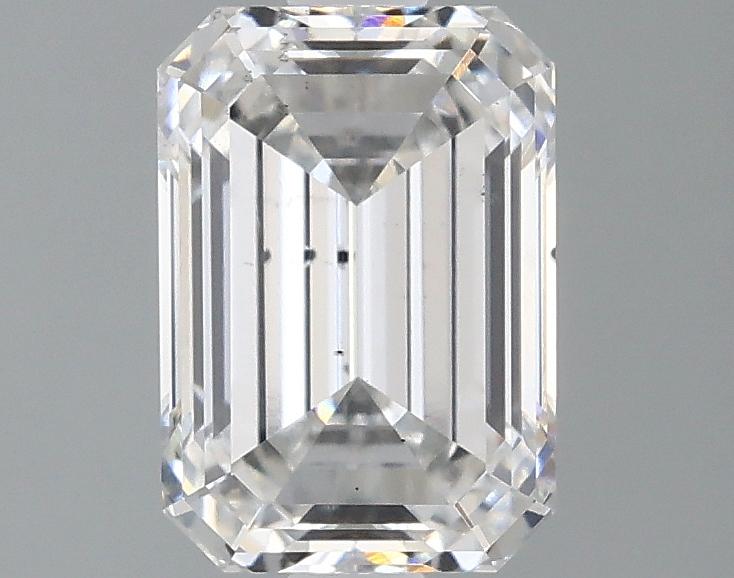 2.03 Carat Emerald Shaped Ideal Cut SI1 IGI Certified Lab Grown Diamond