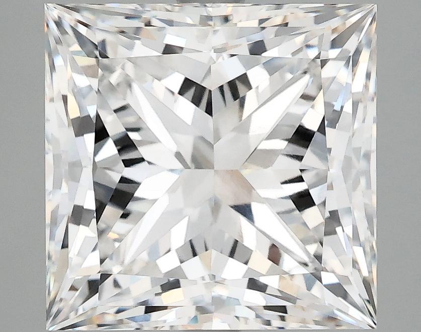 6.05 Carat Princess Shaped Ideal Cut VVS2 IGI Certified Lab Grown Diamond