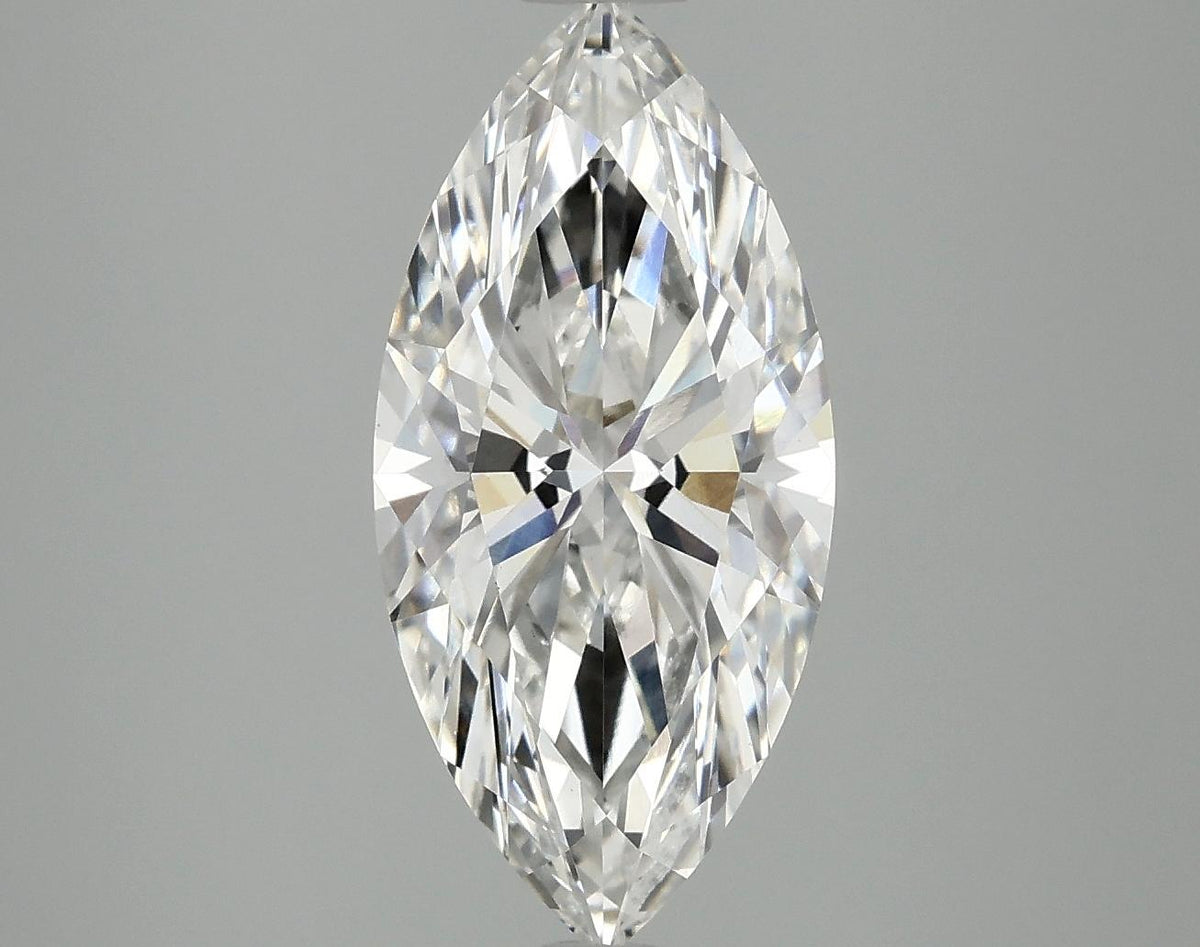 3.1 Carat Marquise Shaped Excellent Cut VVS2 IGI Certified Lab Grown Diamond