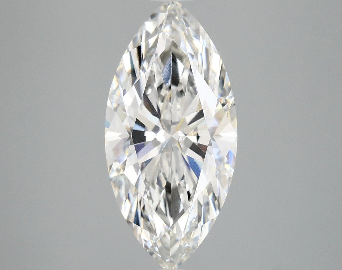3.07 Carat Marquise Shaped Excellent Cut VVS2 IGI Certified Lab Grown Diamond