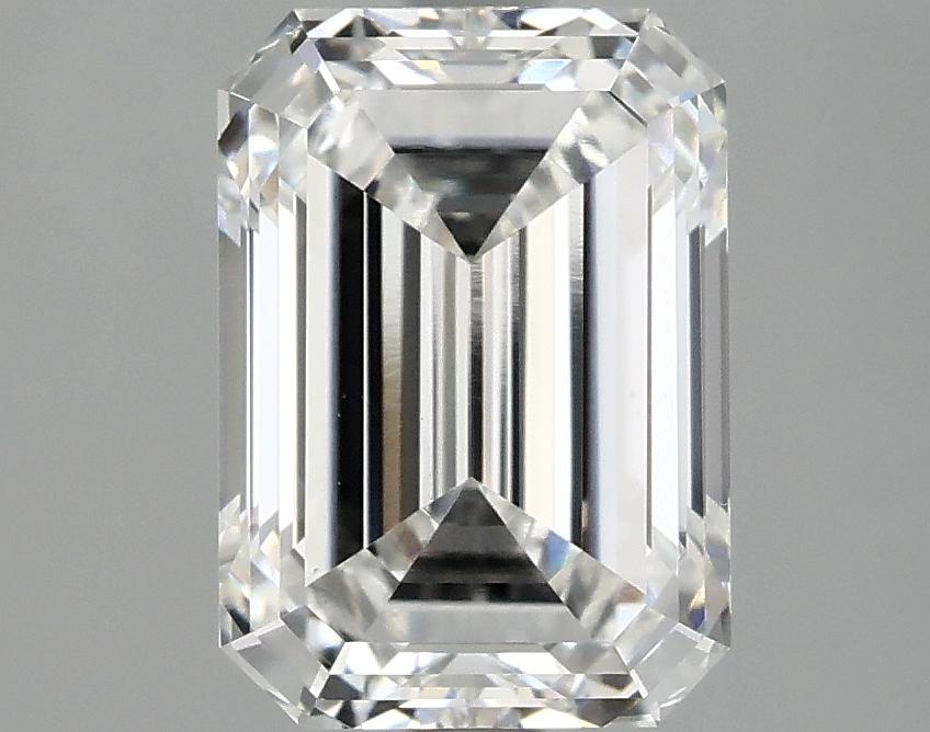 3.05 Carat Emerald Shaped Ideal Cut VVS2 IGI Certified Lab Grown Diamond