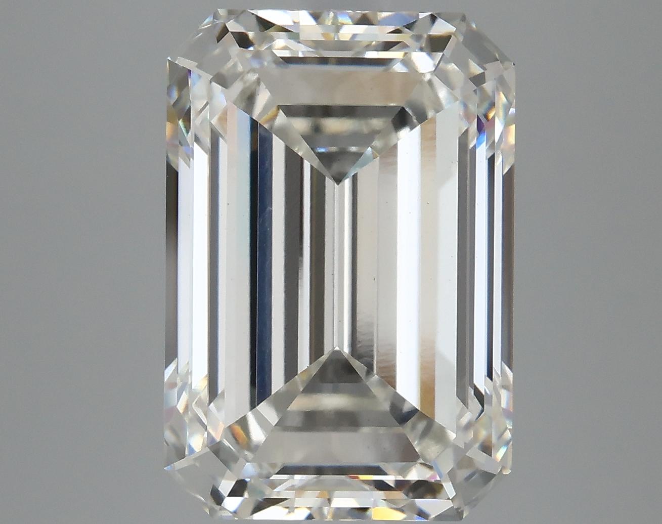 6.05 Carat Emerald Shaped Ideal Cut VS1 IGI Certified Lab Grown Diamond