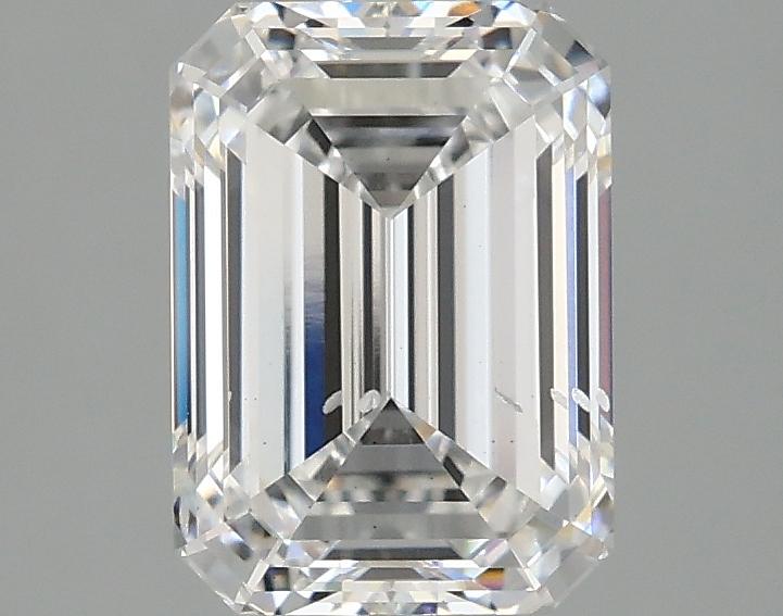 2.04 Carat Emerald Shaped Excellent Cut SI1 IGI Certified Lab Grown Diamond