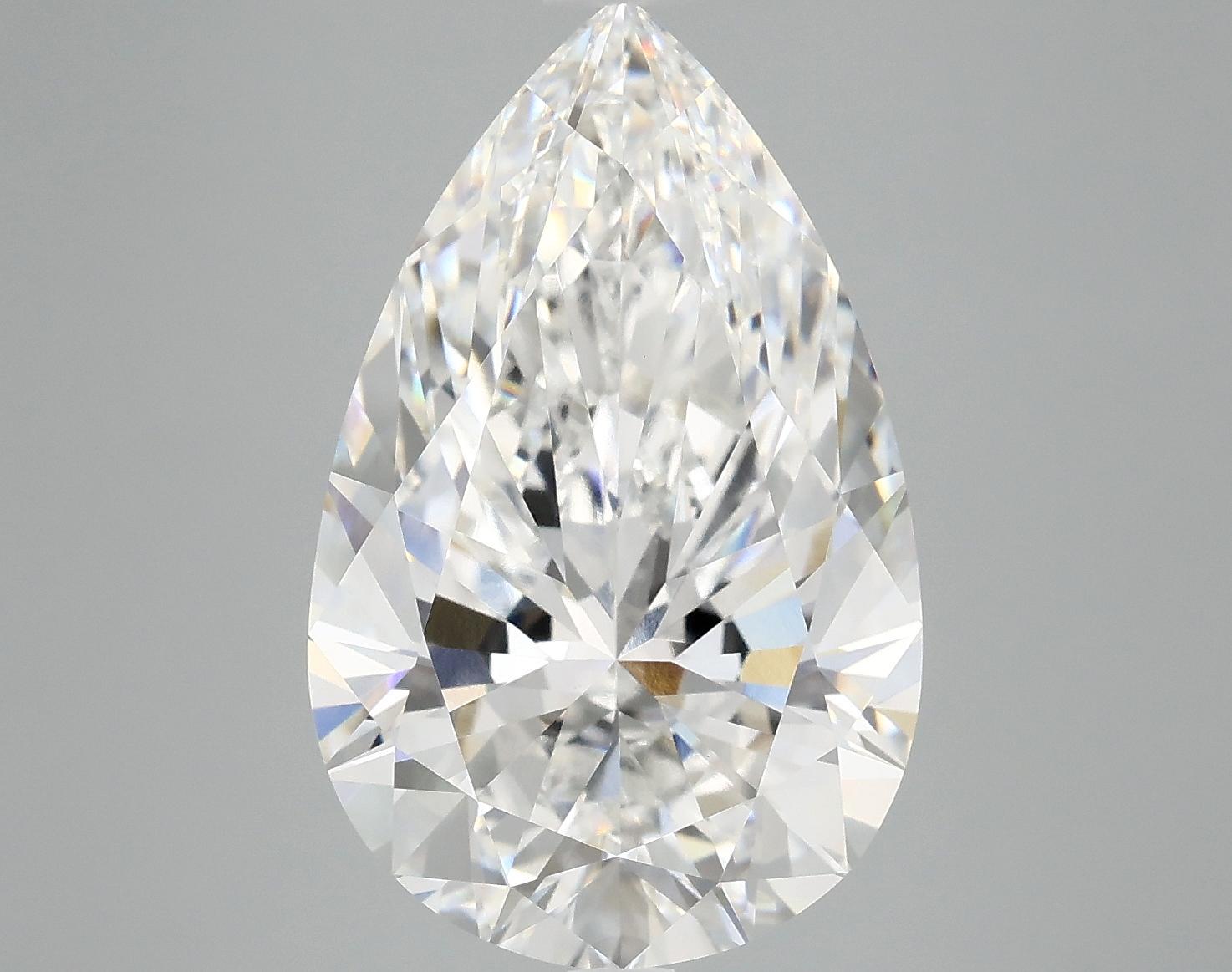 7.2 Carat Pear Shaped Ideal Cut VVS2 IGI Certified Lab Grown Diamond