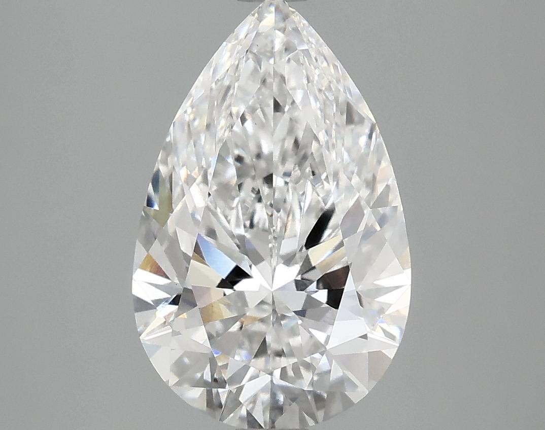 3.05 Carat Pear Shaped Ideal Cut VVS2 IGI Certified Lab Grown Diamond